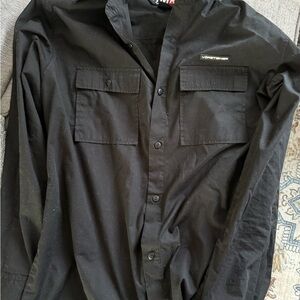 Black Button-Up Shirt